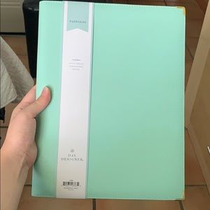 Padfolio day designer line pad and storage pocket